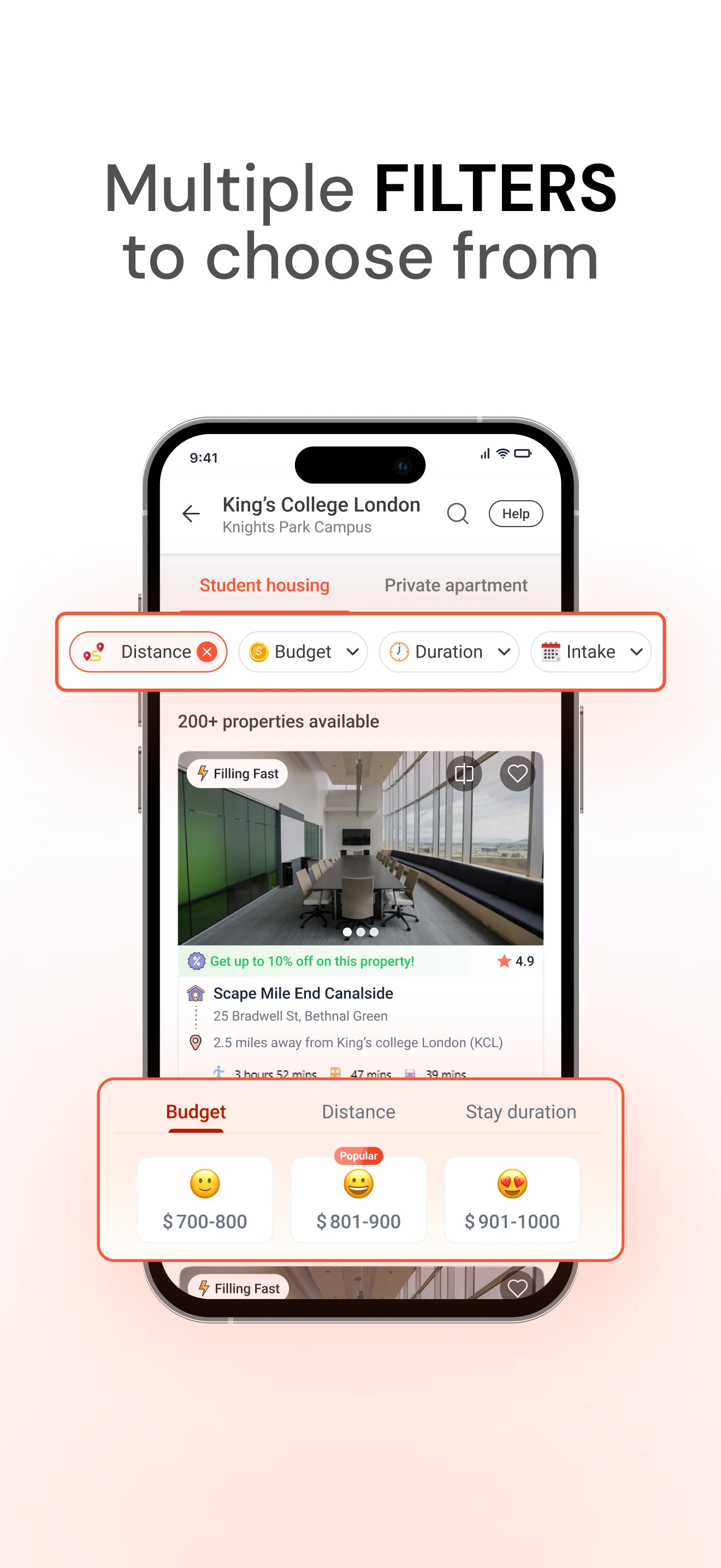 University Living: Housing App screenshot