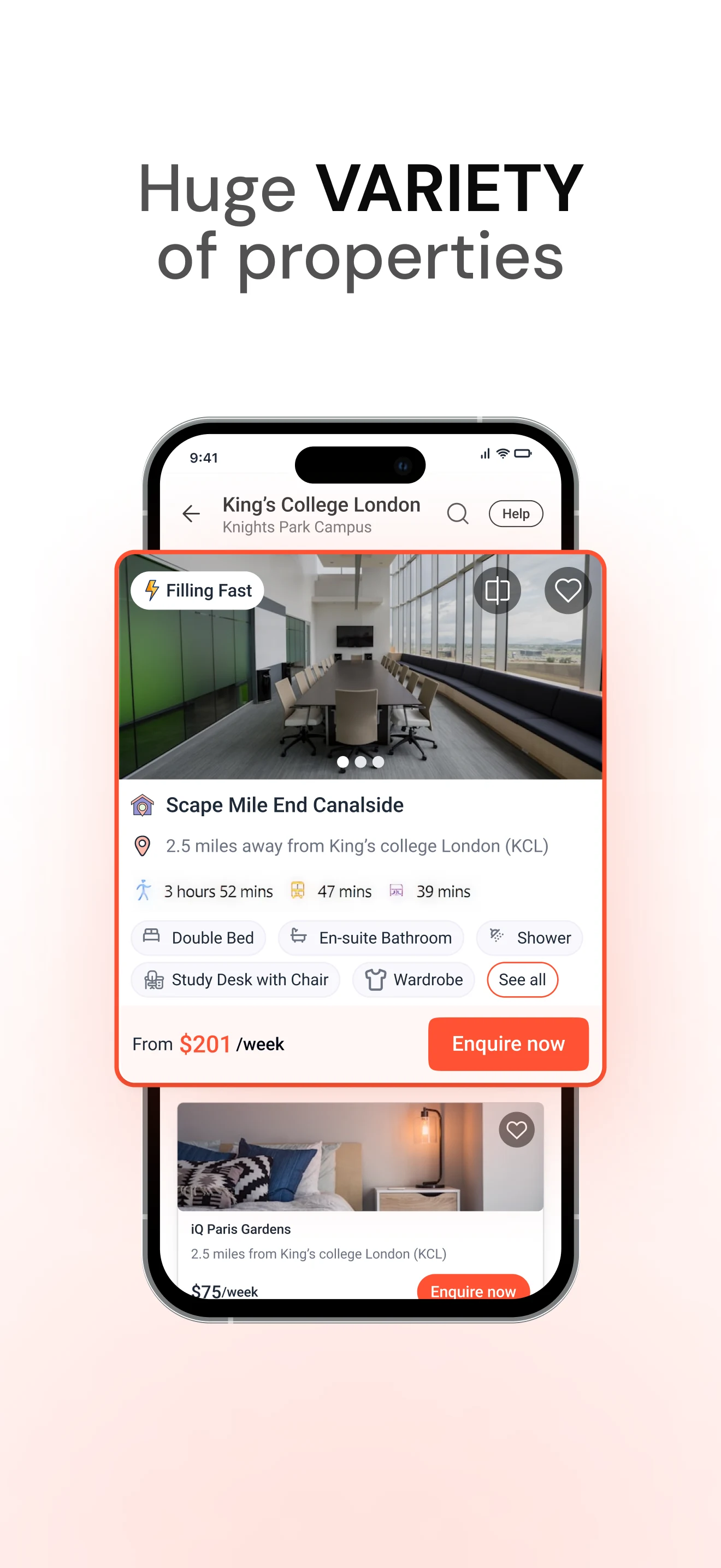 University Living: Housing App screenshot