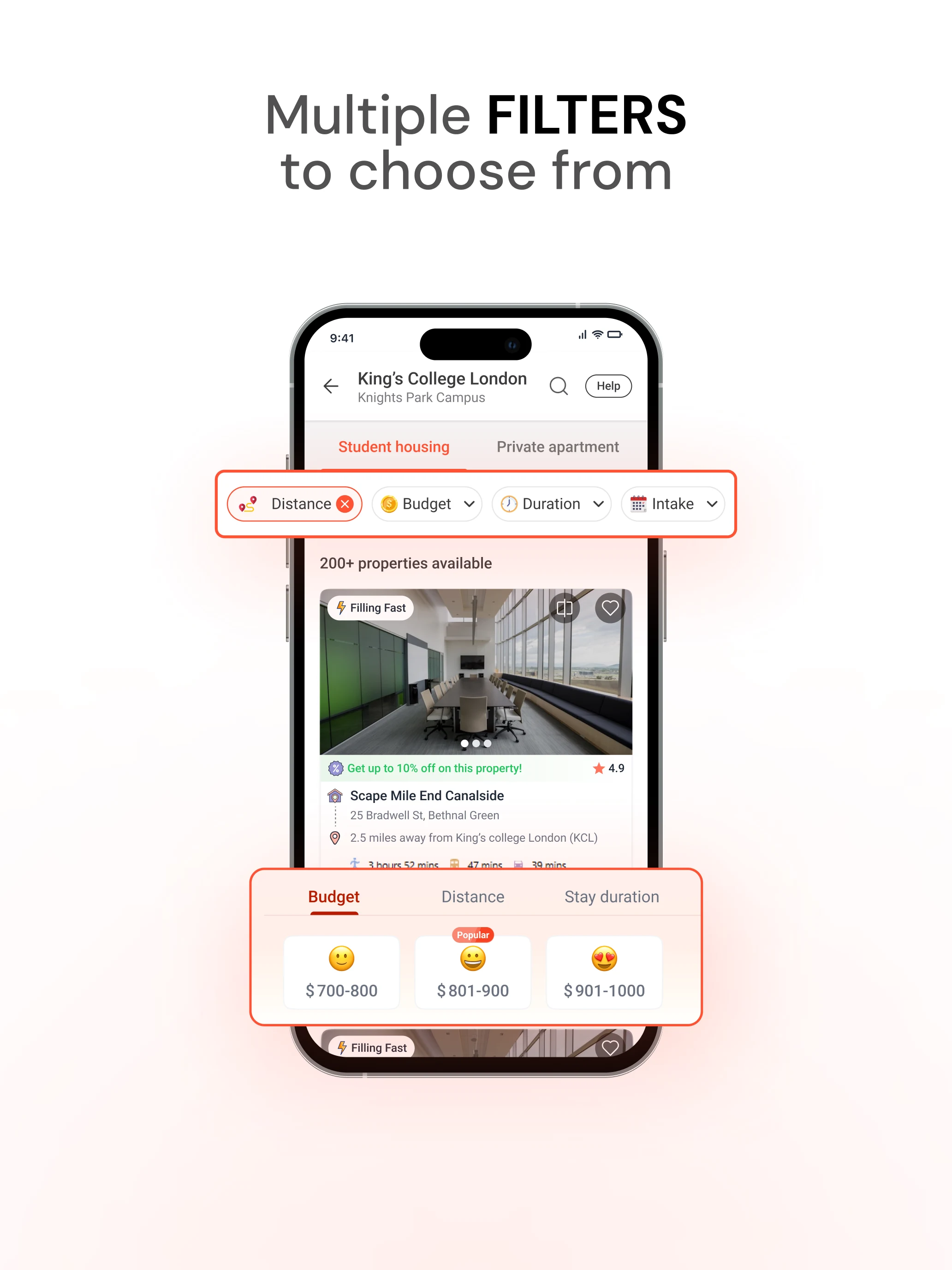 University Living: Housing App screenshot